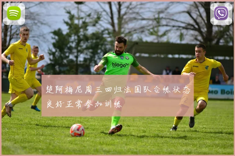 楚阿梅尼周三回归法国队合练状态良好正常参加训练